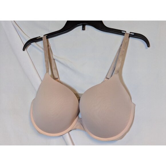 Victorias Secret Perfect Shape Bra 36DD Nude Lightly Lined Underwire Adjustable - Picture 1 of 4